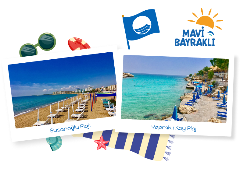 Mavi bayraklı plajlarımızda